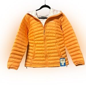 NWT Women's Columbia Orange Creamsicle Puffer Jacket Size Small